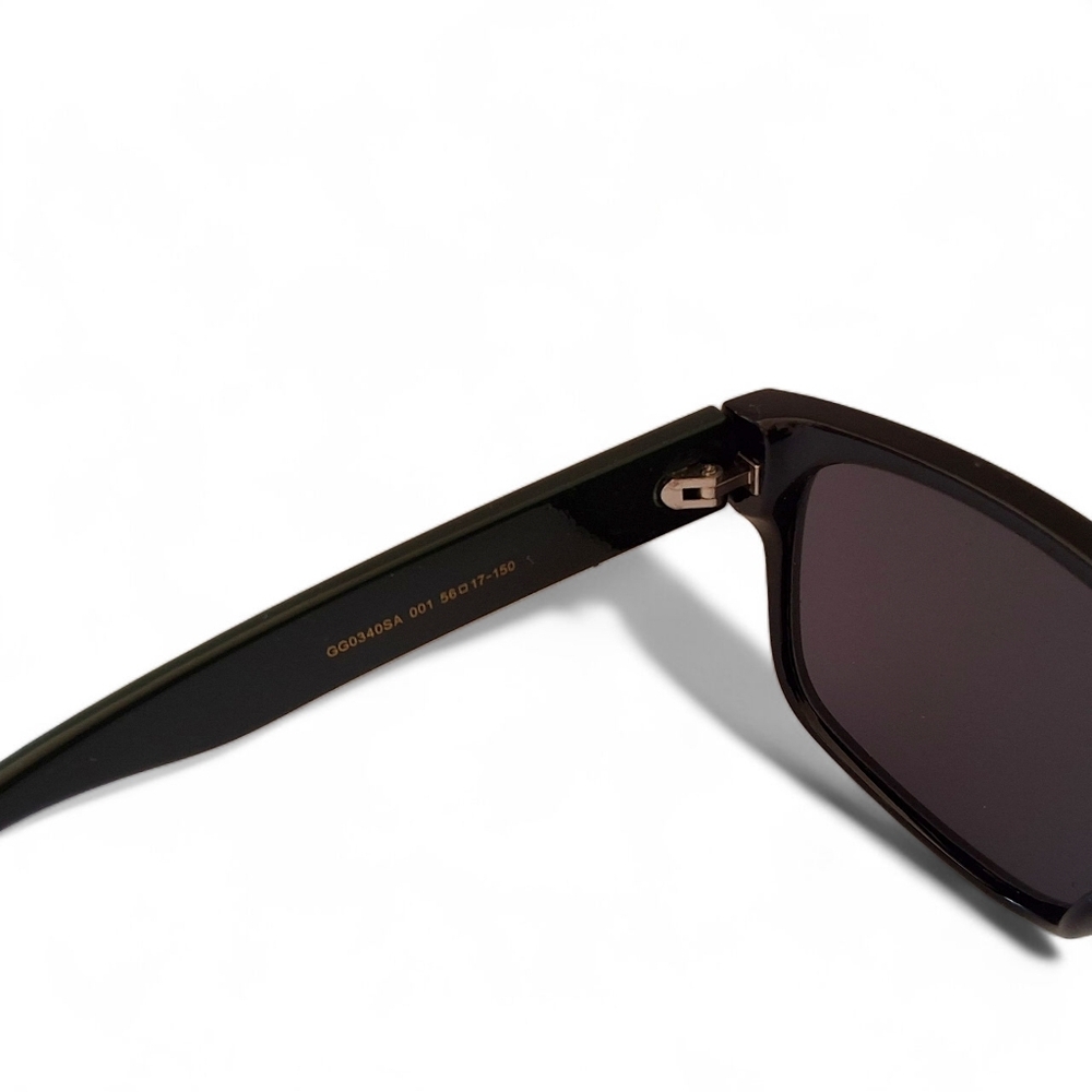 Gucci Black Rectangular Sunglasses - image 7